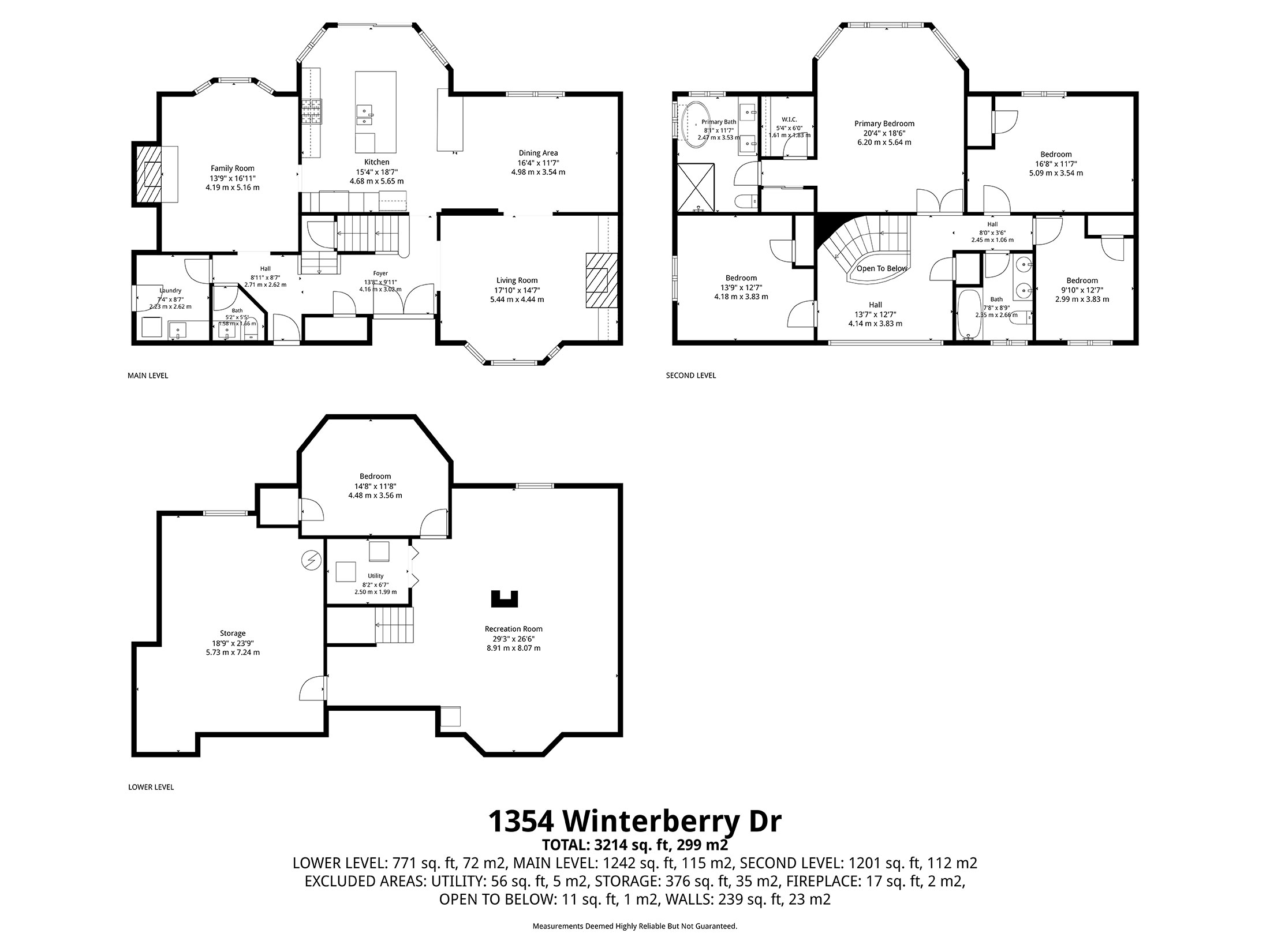 Floorplans 1354-Winterberry Dr., Burlington